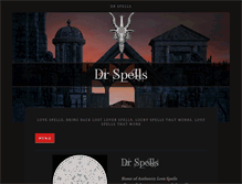 Tablet Screenshot of drspells.com